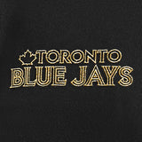 Men's Pro Standard MLB Toronto Blue Jays Black & Gold Big Logo Varsity Jacket