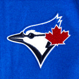 Men's Pro Standard MLB Toronto Blue Jays Royal Blue & White Old English Varsity Jacket