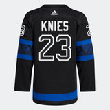 Men's Toronto Maple Leafs adidas Authentic X Drew House Flipside Alternate Jersey - Matthew Knies