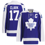 Men's Toronto Maple Leafs Adidas Blue Team Classic NHL Hockey Jersey - Wendel Clark