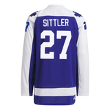 Men's Toronto Maple Leafs Adidas Blue Team Classic NHL Hockey Jersey - Darryl Sittler