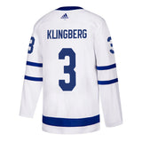 Men's Toronto Maple Leafs John Klingberg adidas White Authentic Player Hockey Jersey
