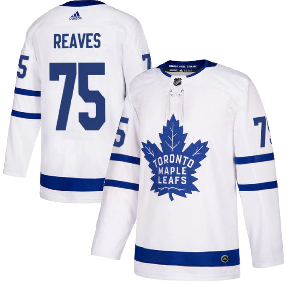 Men's Toronto Maple Leafs Ryan Reaves adidas White Authentic Player Hockey Jersey