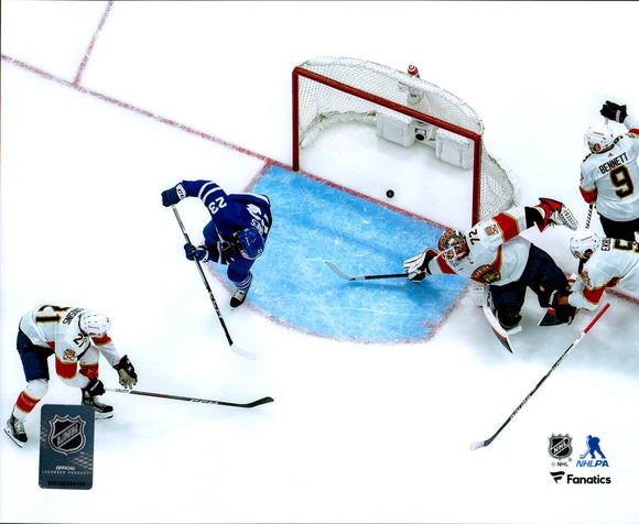 Matthew Knies Toronto Maple Leafs Unsigned 1st Career Goal 8x10 Photograph - 2023 Playoffs