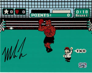 Mike Tyson NES Nintendo Punch-Out Signed Photo With Fiterman Group Sports Hologram - Multiple Sizes