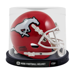 CFL Football The Sports Vault Calgary Stampeders Mini Replica Player Helmet