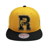 Men's Toronto Raptors Gym Stallion Snapback Hat by Mitchell & Ness - Mustard