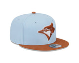 Men's Toronto Blue Jays MLB New Era 9Fifty Colour Pack Snapback Hat Cap - Blue/Brown