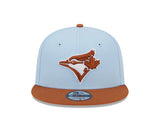 Men's Toronto Blue Jays MLB New Era 9Fifty Colour Pack Snapback Hat Cap - Blue/Brown