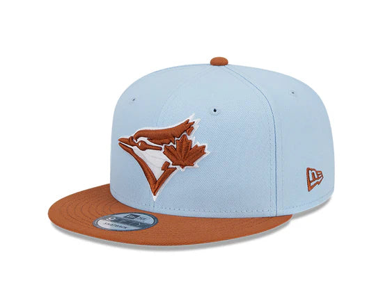 Men's Toronto Blue Jays MLB New Era 9Fifty Colour Pack Snapback Hat Cap - Blue/Brown