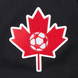 Men's Team Canada International Soccer Black  Game Day Double Knit Jacket - Pro Standard