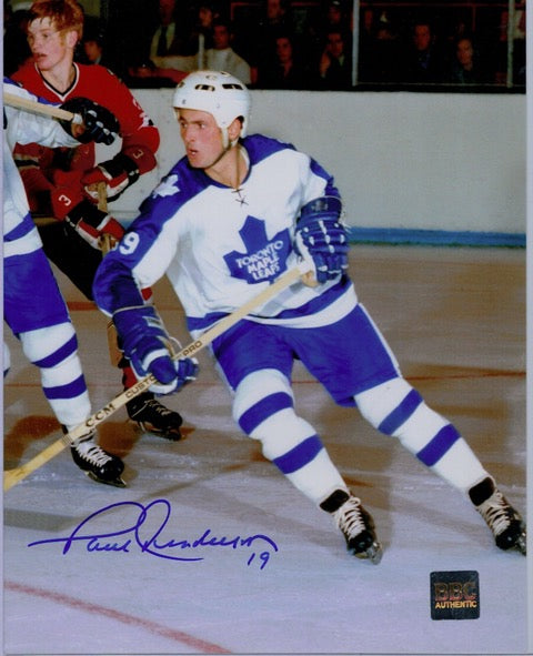 Paul Henderson Toronto Maple Leafs Autographed Signed NHL Hockey 8x10 Photograph