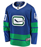 Men's Vancouver Canucks Elias Pettersson Fanatics Blue 3rd Alternate - Breakaway Player Jersey