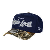 Men's Toronto Maple Leafs Script NHL New Era 9Forty A-Frame Snapback Hat - Navy/RealTree