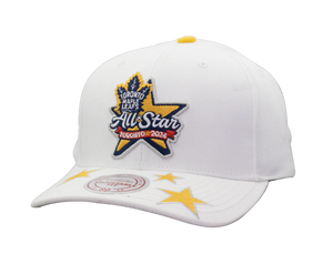 Men's 2024 NHL All Star Mitchell & Ness Star Visor SnapbackHat Cap - Toronto Maple Leafs