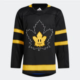 Men's Toronto Maple Leafs adidas Authentic X Drew House Flipside Alternate Jersey - Auston Matthews With C & Milk Patch