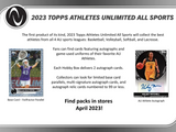 2023 Topps Athletes Unlimited All Sports Hobby Box 24 Packs per Box, 14 Cards per Pack