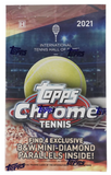 2021 Topps Chrome Tennis Hobby LITE Box 16 Packs per Box, 4 Cards per Pack