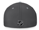 Carolina Hurricanes Lightning Fanatics Branded Authentic Pro Home Ice Flex Hat - Charcoal/Gray