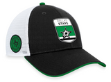 Men's Dallas Stars Fanatics Branded Black 2023 NHL Draft On Stage Trucker Adjustable Hat