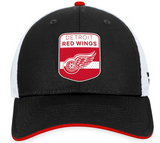 Men's Detroit Red Wings Fanatics Branded Black 2023 NHL Draft On Stage Trucker Adjustable Hat