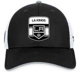 Men's Los Angeles Kings Fanatics Branded Black 2023 NHL Draft On Stage Trucker Adjustable Hat