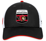 Men's Ottawa Senators Fanatics Branded Black 2023 NHL Draft On Stage Trucker Snapback Hat