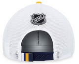 Men's St. Louis Blues Fanatics Branded Navy 2023 NHL Draft On Stage Trucker Adjustable Hat