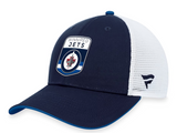Men's Winnipeg Jets Fanatics Branded Navy 2023 NHL Draft On Stage Trucker Adjustable Hat