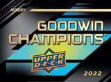 2022 Upper Deck Goodwin Champions Hobby Box 20 Packs per Box, 5 Cards per Pack