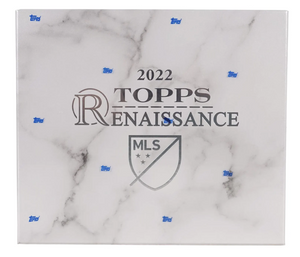 2022 Topps MLS Major League Soccer Renaissance Hobby Box One Pack per Box, Two Cards per Pack