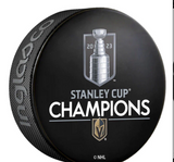 Unsigned Vegas Golden Knights Inglasco 2023 Stanley Cup Champions Hockey Puck - Made By Inglasco