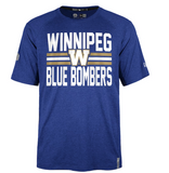 Winnipeg Blue Bombers New Era Sideline Varsity Performance T-Shirt - Royal Blue