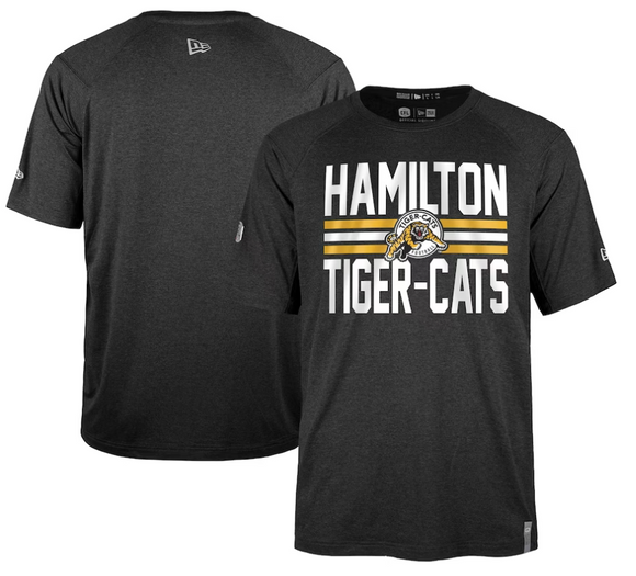 Hamilton Tiger-Cats New Era Sideline Varsity Performance T-Shirt - Black
