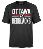 Ottawa Redblacks New Era Sideline Varsity Performance T-Shirt - Black