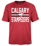 Calgary Stampeders New Era Sideline Varsity Performance T-Shirt - Red