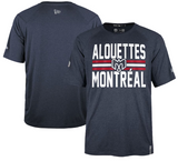 Montreal Alouettes New Era Sideline Varsity Performance T-Shirt - Navy Blue