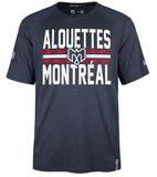 Montreal Alouettes New Era Sideline Varsity Performance T-Shirt - Navy Blue