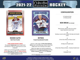 2021/22 Upper Deck O-Pee-Chee Platinum Hockey Hobby Box 12 Packs Per Box, 12 Cards Per Pack