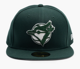 Men's Toronto Blue Jays New Era Green White Logo 59FIFTY Fitted Hat