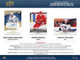 2021/22 Upper Deck Credentials Hockey Hobby Box 8 Packs Per Box, 6 Cards Per Pack