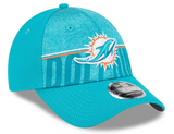 Miami Dolphins New Era 2023 NFL Training Camp 9FORTY Adjustable Hat - Aqua