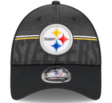 Pittsburgh Steelers New Era 2023 NFL Training Camp 9FORTY Adjustable Hat - Black