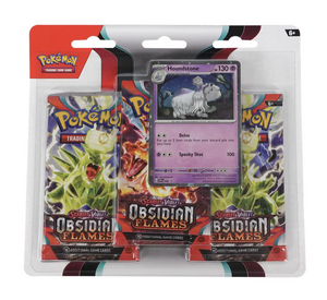 Pokemon Scarlet & Violet: Obsidian Flames 3-Booster Pack Blister (Random Promo Card)