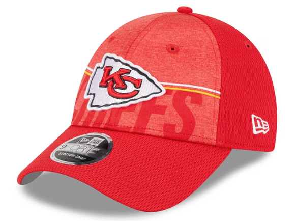 Kansas City Chiefs New Era 2023 NFL Training Camp 9FORTY Adjustable Hat - Red