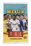 2022/23 Topps UEFA Club Competitions Merlin Chrome Soccer Hobby Box 18 packs Per Box, 4 Cards Per Pack