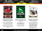 2022/23 Upper Deck Black Diamond Hockey Hobby Box 6 Cards per Box