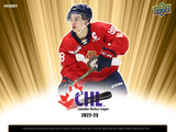 2022/23 Upper Deck CHL Hockey Hobby Box 12 Packs per Box, 16 Cards per Pack