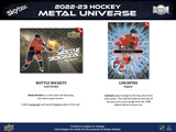 2022/23 Upper Deck Skybox Metal Universe Hockey Hobby Box 15 Packs Per Box, 7 Cards per Pack