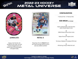 2022/23 Upper Deck Skybox Metal Universe Hockey Hobby Box 15 Packs Per Box, 7 Cards per Pack